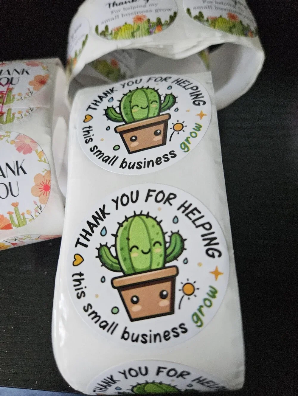 Thank You Cactus Stickers Bundle